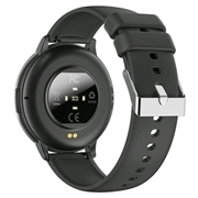 T6 Fitness-smartur med Bluetooth-opkald og pulsmåler - 1.38" - Sort